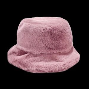 Faux Fur Winter Bucket Hat for Women
